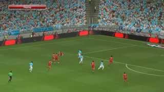 Manchester City  FC Bayern München 13  CL Gruppe D  02102013  Highlights  pes2014 [upl. by Drannel213]