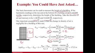 Example Using Hydrostatic Pressure [upl. by Roze212]