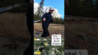 INSANE YOSEMITE VALLEY FALL TRAIL RUN 🏞️🍁🏃🏽 [upl. by Ellimac]