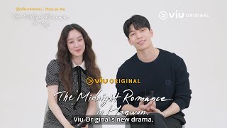 Jung Ryeo Won amp Wi Ha Joon Says Hello to Viuers 💛  Viu Original The Midnight Romance in Hagwon [upl. by Nelloc]