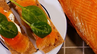 Make Cured Gravlax Salmon from Whole Salmon  Cut Lox Salmon Fish to Filets Recipe [upl. by Stefan]