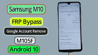 SAMSUNG Galaxy M10M20 FRP Bypass 2021  SAMSUNG M10M20 Google Account Lock Bypass Android 10 [upl. by Nnod236]