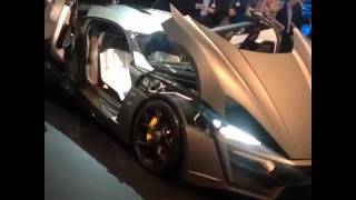 W Motors Lycan Hypersport at Dubai Motor Show 2013 [upl. by Fital]