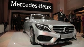 2015 Mercedes CClass  2014 Detroit Auto Show [upl. by Emolas]