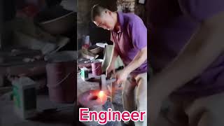 Metal Forging Process autotools machine shortsvideo [upl. by Nahtnanhoj]