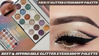 BEST amp AFFORDABLE GLITTER EYESHADOW PALLETTE [upl. by Ihsoyim]