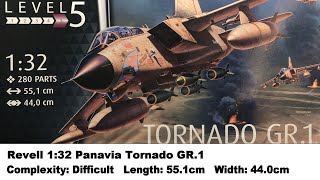 Large Scale Revell 132 Panavia Tornado GR1 quotGulf Warquot Kit Review [upl. by Land75]