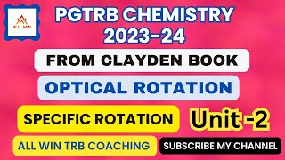 Specific rotation in Tamil  Optical rotation  Optical activity  Problem from clayden book [upl. by Bess]