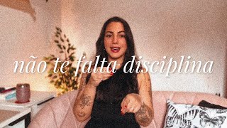 não te falta disciplina [upl. by Nnawtna]