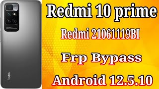 Resmi 10 Prime Frp Bypass  Android 12510 Frp Bypass  New Update Virsion jamobilerepair [upl. by Frissell]