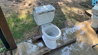 2009 Glacier Bay Flapperless Toilet Flushes [upl. by Philander]