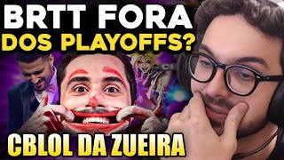 EZREAL do BRTT e SHINI IMPARÁVEL  CBLOL DA ZUEIRA  MYLON REACT [upl. by Maryl]