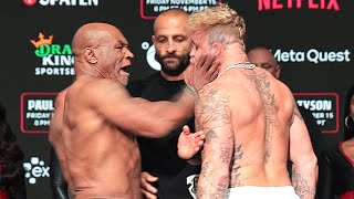 Mike Tyson B SLAPS Jake Paul at weigh in as ALL HELL BREAKS LOOSE [upl. by Edy942]