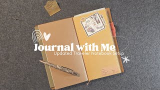 Updated Traveler Notebook Journal With Me  Featuring my New Pen [upl. by Winifred47]