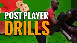 MUST DO Basketball Drills For Power Forwards and Centers  Post Players Bigmen [upl. by Ecnarretal]