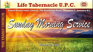 Life Tabernacle UPC Sunday Morning Service March 03 2024 quotRev Leroy S Dawsonquot [upl. by Eimor]