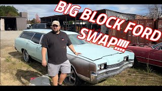 Big Block Ford 460 Swap In A Classic Station Wagon [upl. by Titania]