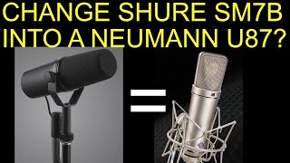 Transform SM7b Into Neumann U87 Microphone Acustica Audio LAVA VST Plugin Shure Neumann [upl. by Auka195]