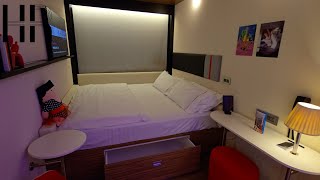 CitizenM Tower of London Hotel London UK Smart Room [upl. by Aneeram634]