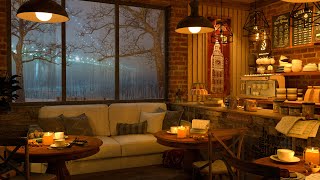 Cozy Coffee Shop 4K ☕ Smooth Jazz Music to RelaxStudyWork to [upl. by Baggott]