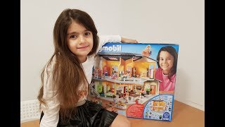 Playmobil 9266 neu city life modern house unboxing and building 4k [upl. by Einwahs]