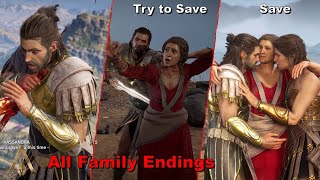 Assassins Creed Odyssey  Save vs Kill Deimos All Endings [upl. by Etheline713]