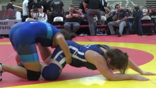 2017 Guelph Open FW67kg Brooke Jarrett Impact vs Olivia Di Bacco Brock [upl. by Sewellyn991]