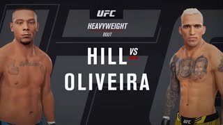 Jamahal Hill vs Charles Oliveira Ufc [upl. by Noli865]