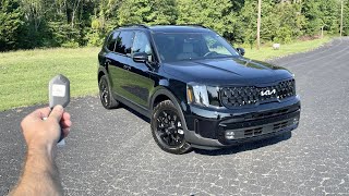 2024 Kia Telluride SX Prestige X PRO Start Up Test Drive Walkaround POV and Review [upl. by Eeralav197]