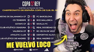 REACCIONANDO al SORTEO de COPA del REY UNIONISTAS vs BARÇA ME VUELVO LOCO [upl. by Ardine]