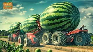 Australian Farmers Produce 99 Thousand Tons of Watermelons this Way  Agriculture Technology [upl. by Pachton262]