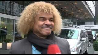 FifaGala FussballLegende Valderrama im Interview [upl. by Aicinoid97]