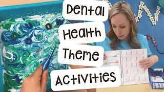 Dental Health Theme Activities [upl. by Ylram]