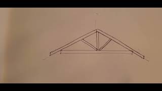 How to Sketch Roof Trusss Framework [upl. by Riabuz]