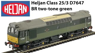 heljan Class 25 well detailed runs brilliantly fiddly body removal amp the coupling needs fixing [upl. by Lucey]