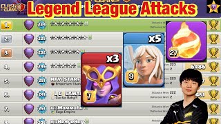 Legend League Attacks November Season Day17 FIREBALL SUPER WITCH [upl. by Adnuhsed978]