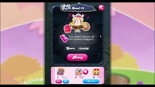 Candy Crush Game Over Nightmarishly Hard Level Failed [upl. by Lotz]