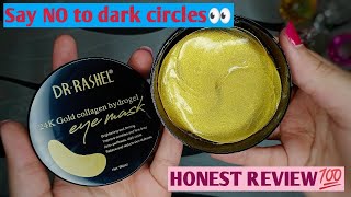 DRRASHEL 24K GOLD EYE MASK REVIEW  LABZ REVIEWS [upl. by Jeralee]