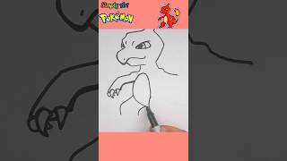 Pokemon drawing shortsvideo shorts charmeleon [upl. by Obmar]