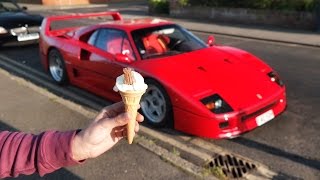 Driving A Ferrari F40 To Get An Ice Cream [upl. by Godard]