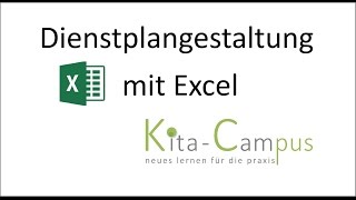 Dienstplangestaltung Kita und Kindergarten 2022  Excel 2 Bearbeitung Blatt „Personal“ [upl. by Arraek]