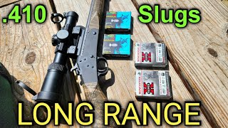 410 Slugs Long Range 100 150 amp 200 Yards [upl. by Yhcir242]