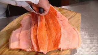 Butterfly Trout  Fish Filleting [upl. by Grunenwald]