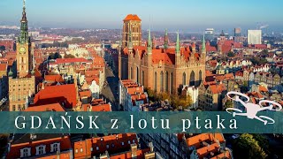 Miasto GDAŃSK z lotu ptaka  Polska z Drona [upl. by Prunella]