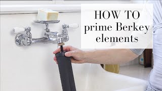 How to Prime Berkey Water Filters [upl. by Netsrik]