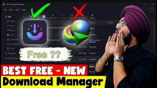 Best Free Alternative of IDM for Windows 71011  Installation Setup amp Speed Test vs IDM [upl. by Atelahs]