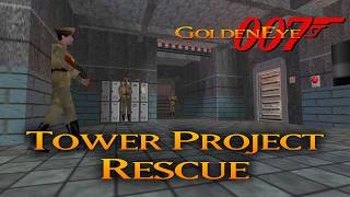 GoldenEye 007 N64  Rescue  00 Agent Custom level [upl. by Ignatia]