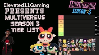 Multiversus Season 3 Tier List multiversus multiversuslive tierlist multiversus2024 [upl. by Frendel]