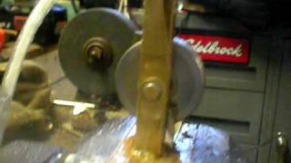 Homemade steam engine on live steam [upl. by Dnalel]