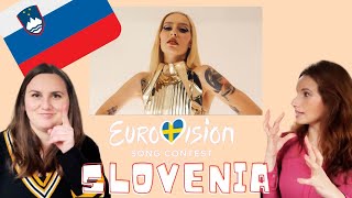 SLOVENIA Eurovision 2024 REACTION VIDEO  Veronika  Raiven [upl. by Ydna228]